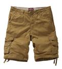 Shorts cargo Match Twill Quick-dry Summer para homens, cáqui