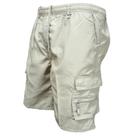Shorts Cargo Tático Masculino - Casual, Solto, Cintura Elástica e Multi-Bolsos