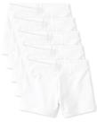 Shorts Cartwheel The Children's Place Girls, brancos, tamanho L, pacote com 5