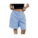 Shorts Casuais De Primavera Para Mulheres plus Size Em Preto E Branco Com Estampa Xadrez E Pernas Shorts Casuais De Primavera Para Mulheres plus Size Em Preto E Branco Com Estampa Xadrez E Pernas