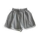 Shorts Casuais Listrados Femininos Estilo Coreano Harajuku Moda De Verão Mini Shorts De Yoga