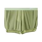 Shorts Casuais Masculinos De Seda Gelada Respiráveis Com Abertura Lateral Para Verão E Uso Doméstico