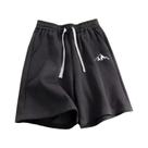 Shorts Casuais Masculinos M-8XL Oversized Estilo Chinês Com Estampa Minimalista De Montanhas Para