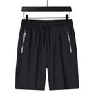 Shorts Casuais Masculinos plus Size De Verão Para Academia E Fitness Em Seda Gelada Elástica 6XL 7XL