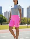 Shorts Ciclista Rosa Neon Perfumaria