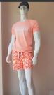 Shorts com elástico estampado Shorts com elástico estampado