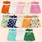 Shorts Com Faixinha Minimalista Para Bebês Até 12 Meses Cor:borboletaTamanho:6-9M