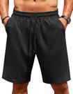 Shorts COOFANDY Casual Summer Beach para homens pretos