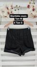 Shorts couro