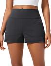 Shorts CRZ YOGA Butterlift Cós Alto 7,5 cm com Bolsos Cinza P