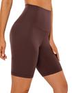 Shorts CRZ YOGA Butterluxe Cintura Alta 20 cm Taupe M