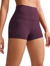 Shorts CRZ YOGA Butterluxe Cintura Alta 6,35 cm Roxo Profundo L