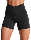 Shorts CRZ YOGA Butterluxe Cintura Alta Cruzada 13 cm