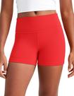 Shorts CRZ YOGA Butterluxe Cintura Alta Vermelho X-Pequeno