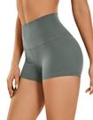 Shorts CRZ YOGA Butterluxe Cós Alto 6,5 cm Cinza Sálvia P