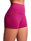 Shorts CRZ YOGA Butterluxe Cós Alto Magenta com Entrepernas de 2,5 cm P