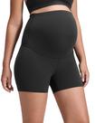 Shorts CRZ YOGA Butterluxe Maternidade Cintura Alta Preto M
