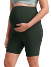 Shorts CRZ YOGA Butterluxe Maternidade Cós Super Alto 15 cm