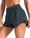 Shorts CRZ YOGA Cintura Alta com Barra Dolphin e Bolso com Zíper