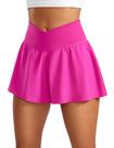 Shorts CRZ YOGA Crossover Borboleta Cintura Alta com Bolsos M Shorts CRZ YOGA Crossover Borboleta Cintura Alta com Bolsos M