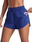 Shorts CRZ YOGA Dolphin 3" Cintura Alta Secagem Rápida Azul P Shorts CRZ YOGA Dolphin 3" Cintura Alta Secagem Rápida Azul P