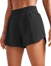 Shorts CRZ YOGA Dolphin 3" Cintura Alta Secagem Rápida Preto XL Shorts CRZ YOGA Dolphin 3" Cintura Alta Secagem Rápida Preto XL