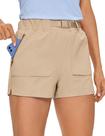 Shorts CRZ YOGA Impermeáveis com Elastano para Trilha 7,5 cm Grande Shorts CRZ YOGA Impermeáveis com Elastano para Trilha 7,5 cm Grande