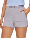 Shorts CRZ YOGA Impermeável com Stretch para Caminhada Cintura Média 7,5 cm L Shorts CRZ YOGA Impermeável com Stretch para Caminhada Cintura Média 7,5 cm L