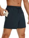 Shorts CRZ YOGA Masculino 5" Sem Forro Secagem Rápida Marinho M