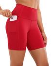 Shorts CRZ YOGA Naked Feeling Biker Cintura Alta Vermelho 15 cm P Shorts CRZ YOGA Naked Feeling Biker Cintura Alta Vermelho 15 cm P