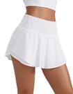 Shorts CRZ YOGA Saia com Babados Cintura Alta Branco XL
