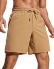 Shorts CRZ YOGA Sem Forro de Secagem Rápida 18 cm Caqui P
