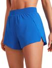 Shorts CRZ YOGA V com Fenda 6 cm Entrepernas Cintura Alta Azul XL Shorts CRZ YOGA V com Fenda 6 cm Entrepernas Cintura Alta Azul XL