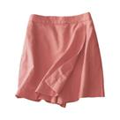 Shorts Culote Feminino De Cintura Alta Com Elástico ZANZEA, Moda Coreana Para Esportes De Verão,