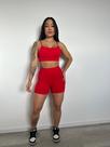 Shorts Curto Cintura Alta Suplex Poliamida
