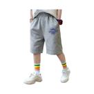 Shorts De Algodão Para Meninos Com Estampa Brooklyn, Moda Infantil, Calças Esportivas De Cinco