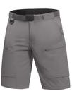 Shorts de caminhada Cargo FREE SOLDIER masculinos cinza com 6 bolsos