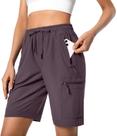 Shorts de caminhada femininos Hugut Quick Dry Water Resistant