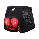 Shorts de Ciclismo Masculino com Almofada de Gel 5D - Respirável e à Prova de Choque