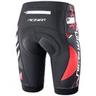 Shorts de ciclismo NICEWIN, antiderrapantes, 4D, acolchoados, vermelhos, 2GG, masculinos