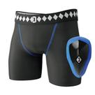 Shorts de compressão com Jockstrap e Cup Diamond MMA Large Shorts de compressão com Jockstrap e Cup Diamond MMA Large