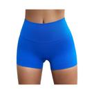 Shorts de Compressão Esportivos Femininos - Cor Sólida, Curto e Sexy para Academia e Yoga Shorts de Compressão Esportivos Femininos - Cor Sólida, Curto e Sexy para Academia e Yoga