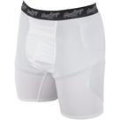 Shorts de compressão para beisebol Rawlings Boys brancos, 23 cm Shorts de compressão para beisebol Rawlings Boys brancos, 23 cm