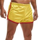 Shorts de corrida AIIMPACT para homens Breathing Workout Gym Yellow