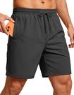 Shorts de corrida atléticos MAGCOMSEN Quick Dry com bolsos para homens
