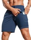 Shorts de Corrida CRZ YOGA 7" Forrados Secagem Rápida com Bolsos