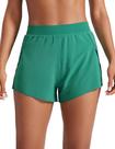 Shorts de Corrida CRZ YOGA V Dividido 6cm Cintura Alta Verde P