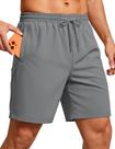 Shorts de corrida esportivos MAGCOMSEN Quick Dry com bolsos masculinos