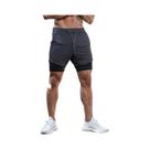 Shorts De Corrida Masculinos Camuflados De Secagem Rápida 2 Em 1 Para Academia E Treinamento Shorts De Corrida Masculinos Camuflados De Secagem Rápida 2 Em 1 Para Academia E Treinamento