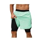 Shorts de corrida masculinos casuais esportivos e modernos